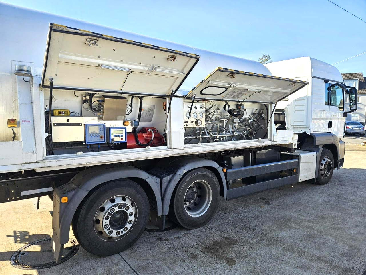 MAN Tank gas truck cryogenic used for oxygen, nitrogen, argon, LIN, LOX, LAR - Tankbil: billede 5 MAN Tank gas truck cryogenic used for oxygen, nitrogen, argon, LIN, LOX, LAR - Tankbil: billede 5