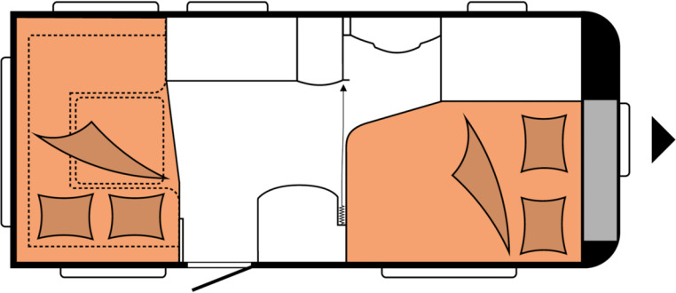 DE LUXE 460 UFe - Campingvogn: billede 2 DE LUXE 460 UFe - Campingvogn: billede 2