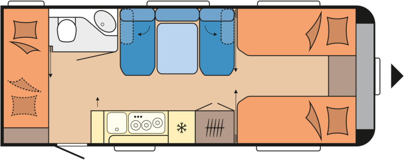 Hobby MAXIA 595 KML - Campingvogn: billede 1 Hobby MAXIA 595 KML - Campingvogn: billede 1