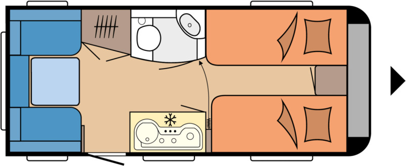 Hobby ONTOUR 460 DL - Campingvogn: billede 1 Hobby ONTOUR 460 DL - Campingvogn: billede 1
