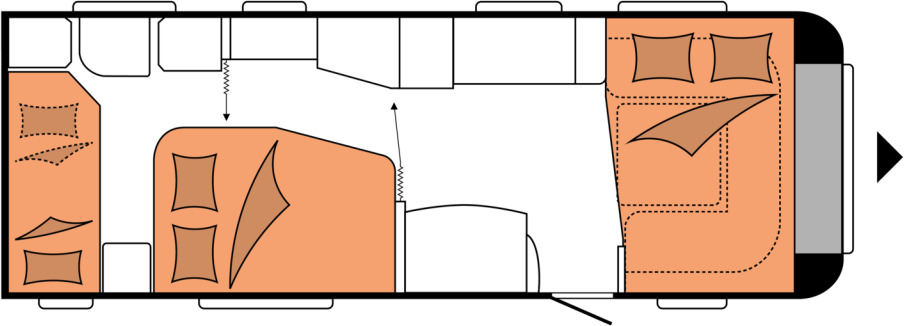 Hobby PRESTIGE 650 KFU - Campingvogn: billede 2 Hobby PRESTIGE 650 KFU - Campingvogn: billede 2