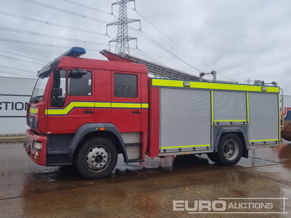 2002 MAN 4x2 Fire Engine, Automatic Gearbox - Brandbil: billede 1 2002 MAN 4x2 Fire Engine, Automatic Gearbox - Brandbil: billede 1