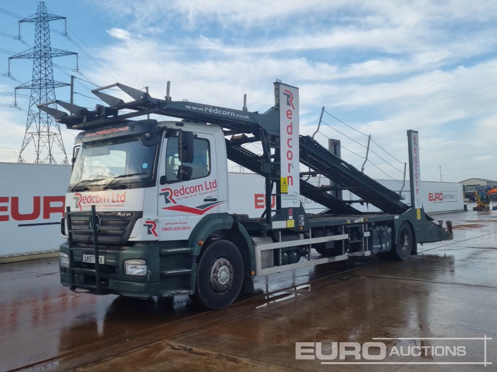 2007 Mercedes Axor - Biltransportør lastbil: billede 1 2007 Mercedes Axor - Biltransportør lastbil: billede 1