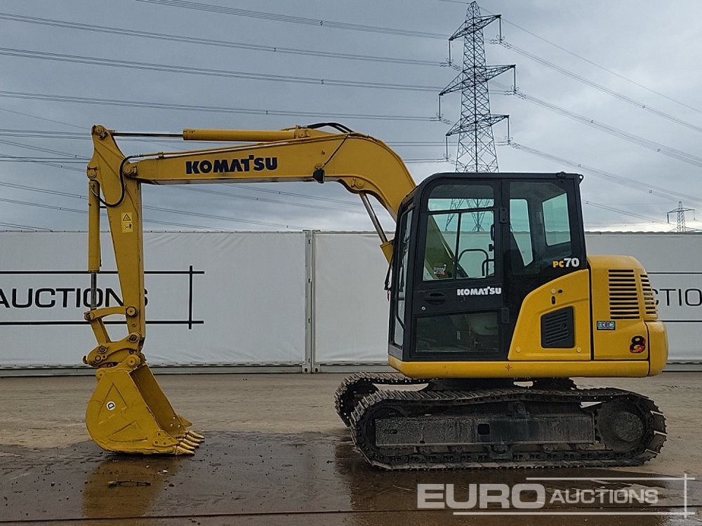 2011 Komatsu PC70-8 - Minigravemaskine: billede 2 2011 Komatsu PC70-8 - Minigravemaskine: billede 2