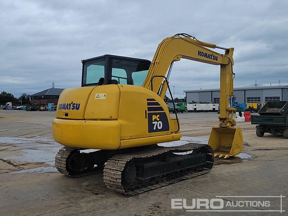 2011 Komatsu PC70-8 - Minigravemaskine: billede 5 2011 Komatsu PC70-8 - Minigravemaskine: billede 5