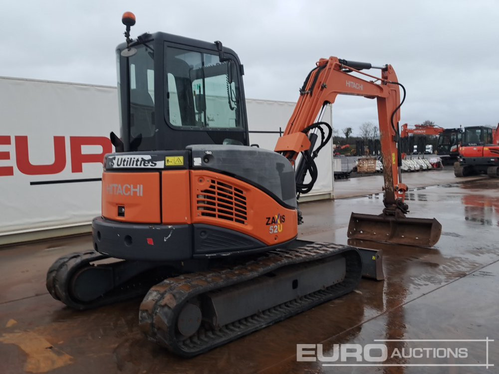 2013 Hitachi ZX52U-3 CLR - Minigravemaskine: billede 5 2013 Hitachi ZX52U-3 CLR - Minigravemaskine: billede 5