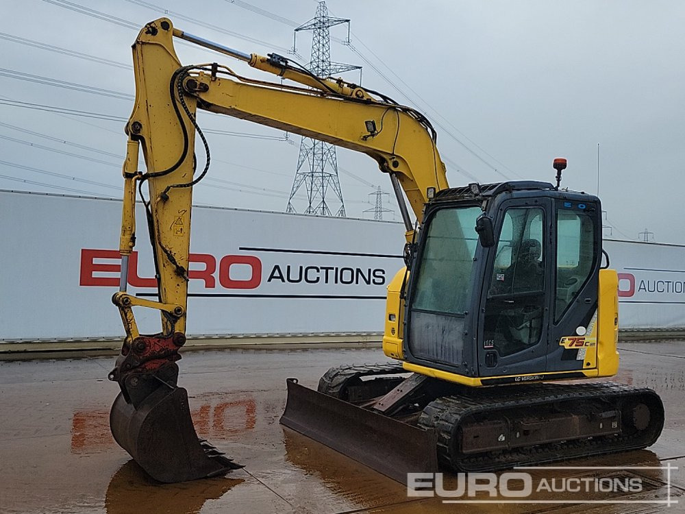 2013 New Holland Kobelco E75CSR - Minigravemaskine: billede 1 2013 New Holland Kobelco E75CSR - Minigravemaskine: billede 1