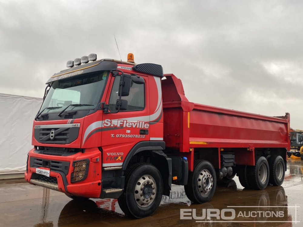 2013 Volvo FMX8 - Tipvogn lastbil: billede 1 2013 Volvo FMX8 - Tipvogn lastbil: billede 1