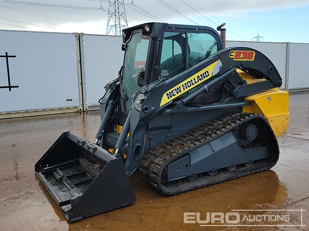 2014 New Holland C238 - Skridstyret minilæsser: billede 1 2014 New Holland C238 - Skridstyret minilæsser: billede 1