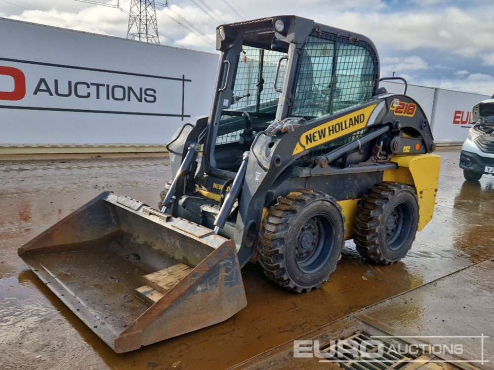 2014 New Holland L218 - Skridstyret minilæsser: billede 1 2014 New Holland L218 - Skridstyret minilæsser: billede 1