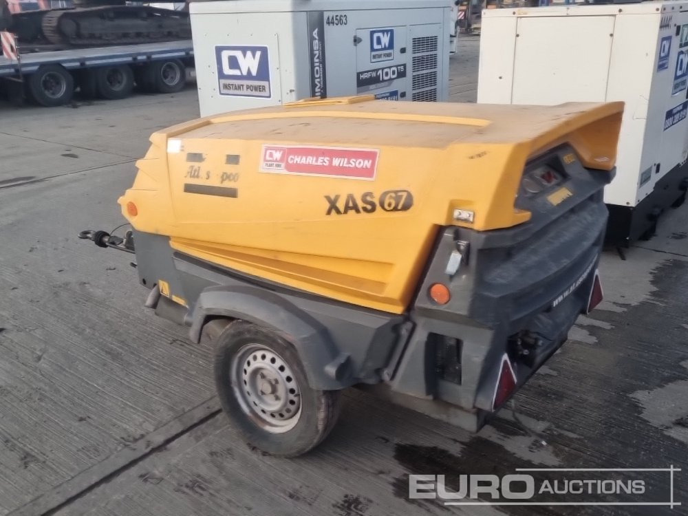 2015 Atlas Copco XAS67KD 130CFM - Luftkompressor: billede 3 2015 Atlas Copco XAS67KD 130CFM - Luftkompressor: billede 3