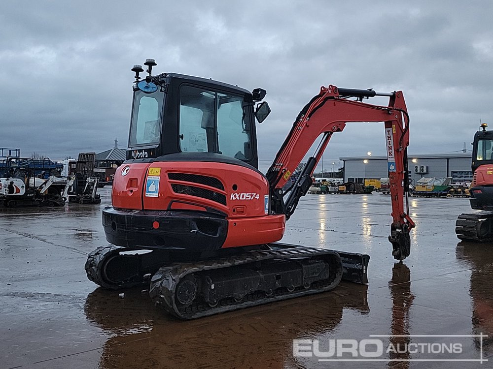 2015 Kubota KX57-4 - Minigravemaskine: billede 5 2015 Kubota KX57-4 - Minigravemaskine: billede 5