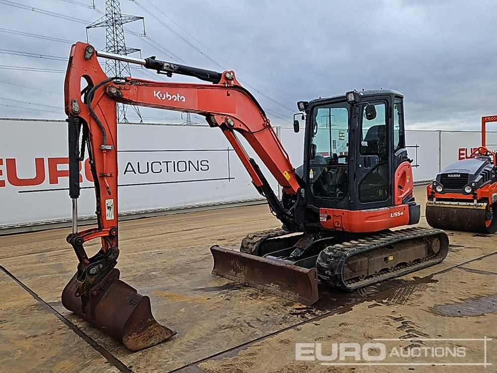 2015 Kubota U55-4 - Minigravemaskine: billede 1 2015 Kubota U55-4 - Minigravemaskine: billede 1
