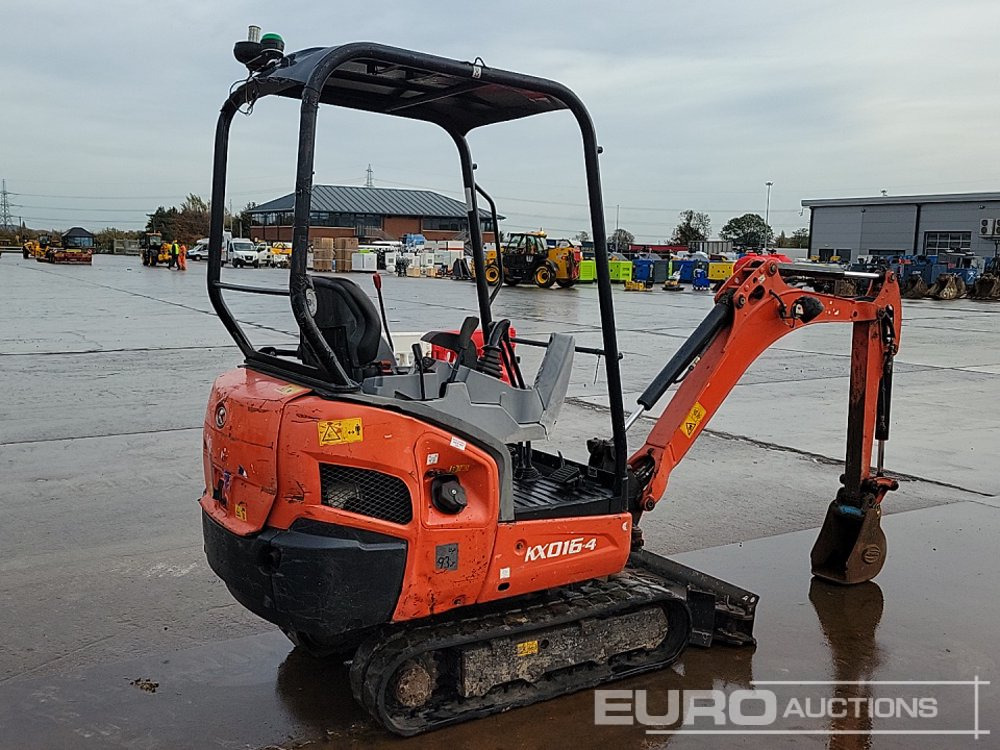2016 Kubota KX016-4 - Minigravemaskine: billede 5 2016 Kubota KX016-4 - Minigravemaskine: billede 5