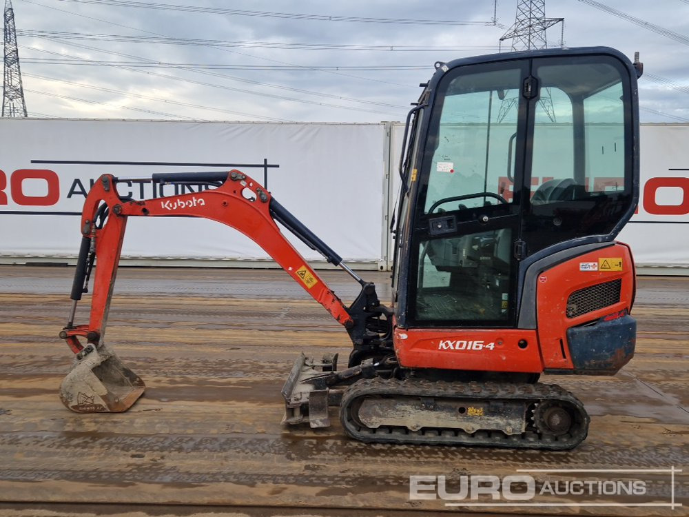 2016 Kubota KX016-4 - Minigravemaskine: billede 2 2016 Kubota KX016-4 - Minigravemaskine: billede 2