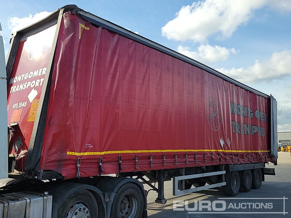 2016 Montracon Tri Axle Curtainsider Trailer - Gardintrailer: billede 1 2016 Montracon Tri Axle Curtainsider Trailer - Gardintrailer: billede 1