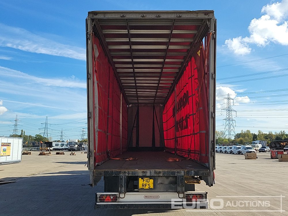 2016 Montracon Tri Axle Curtainsider Trailer - Gardintrailer: billede 4 2016 Montracon Tri Axle Curtainsider Trailer - Gardintrailer: billede 4