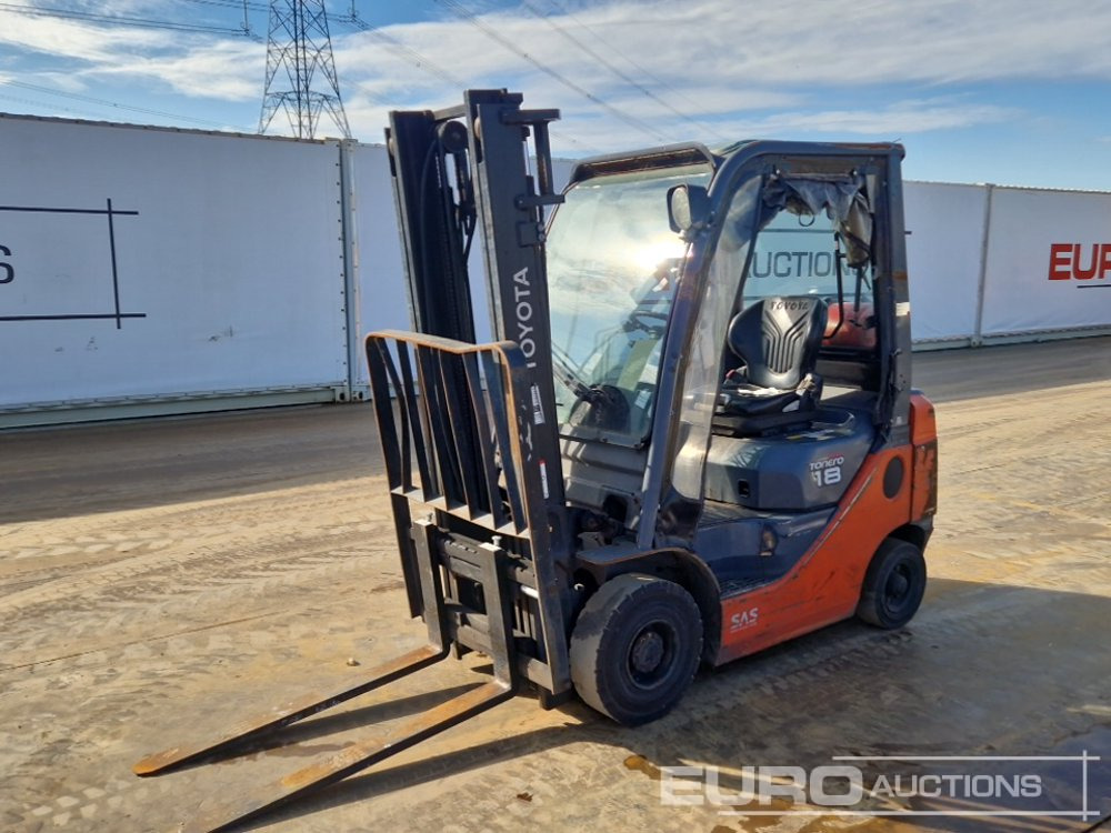 2016 Toyota 02-8FGF18 - Gaffeltruck: billede 1 2016 Toyota 02-8FGF18 - Gaffeltruck: billede 1