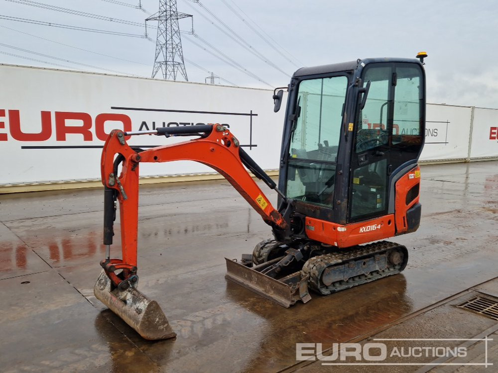 2018 Kubota KX016-4 - Minigravemaskine: billede 1 2018 Kubota KX016-4 - Minigravemaskine: billede 1