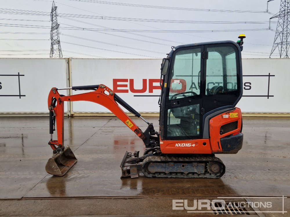 2018 Kubota KX016-4 - Minigravemaskine: billede 2 2018 Kubota KX016-4 - Minigravemaskine: billede 2