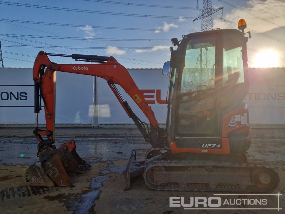 2018 Kubota U27-4 - Minigravemaskine: billede 2 2018 Kubota U27-4 - Minigravemaskine: billede 2