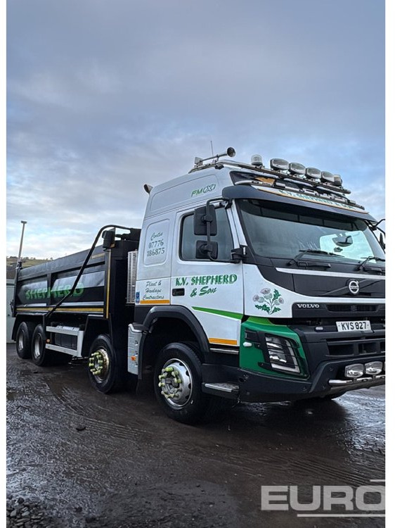 Tipvogn lastbil 2018 Volvo FMX 420: billede 9