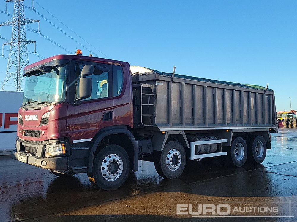 2019 Scania P410XT - Tipvogn lastbil: billede 1 2019 Scania P410XT - Tipvogn lastbil: billede 1