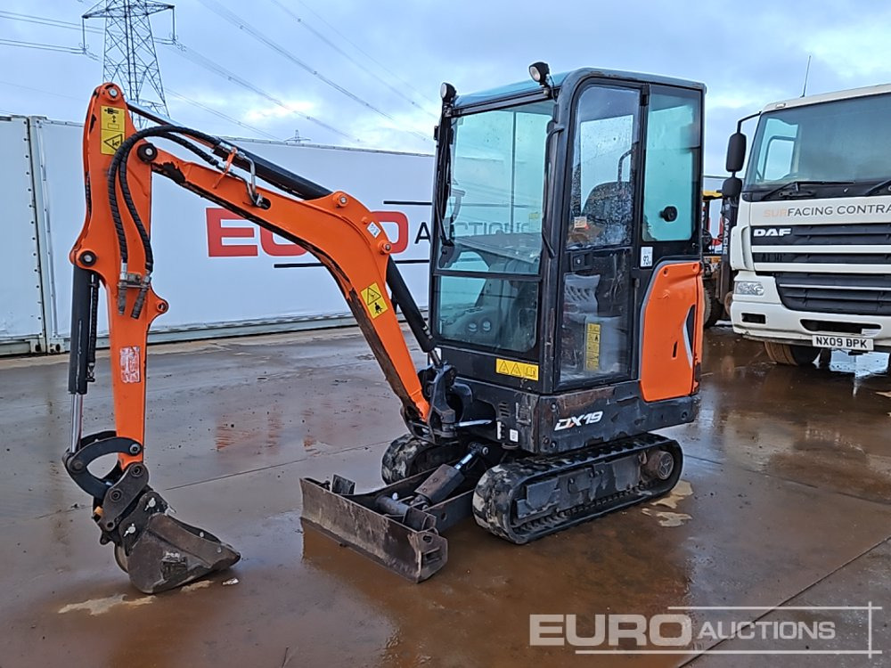 2020 Doosan DX19 - Minigravemaskine: billede 1 2020 Doosan DX19 - Minigravemaskine: billede 1