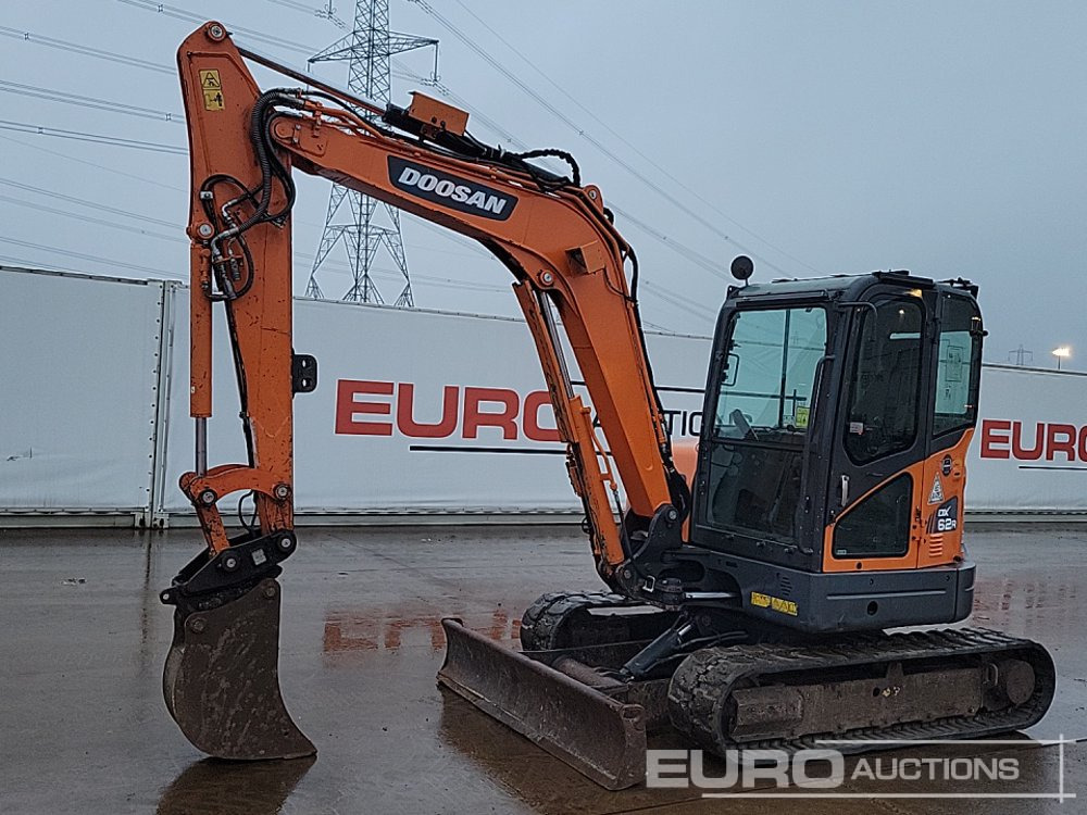 2020 Doosan DX62R-3 - Minigravemaskine: billede 1 2020 Doosan DX62R-3 - Minigravemaskine: billede 1