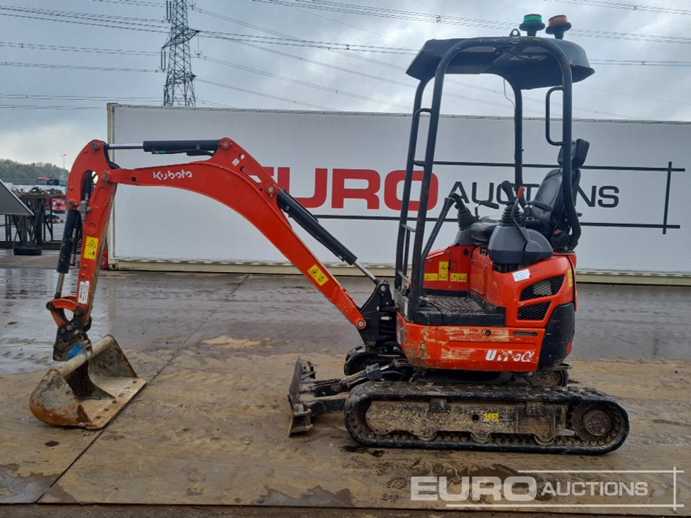 2020 Kubota U17-3A - Minigravemaskine: billede 2 2020 Kubota U17-3A - Minigravemaskine: billede 2