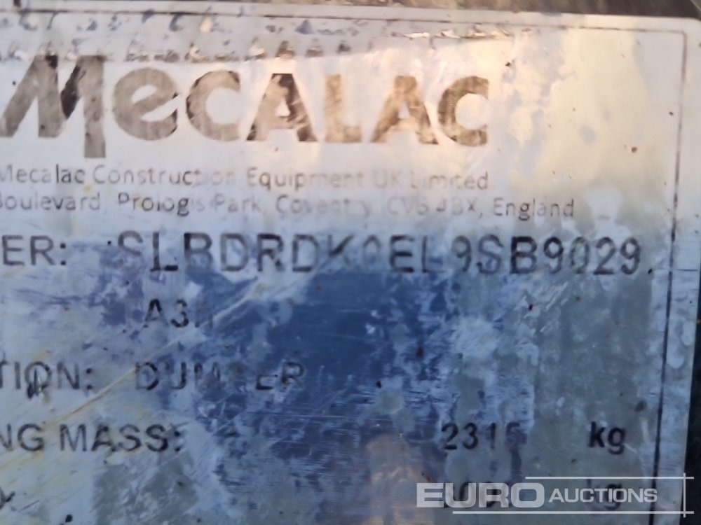 Mini Tipvogn 2020 Mecalac TA3H: billede 36 Mini Tipvogn 2020 Mecalac TA3H: billede 36