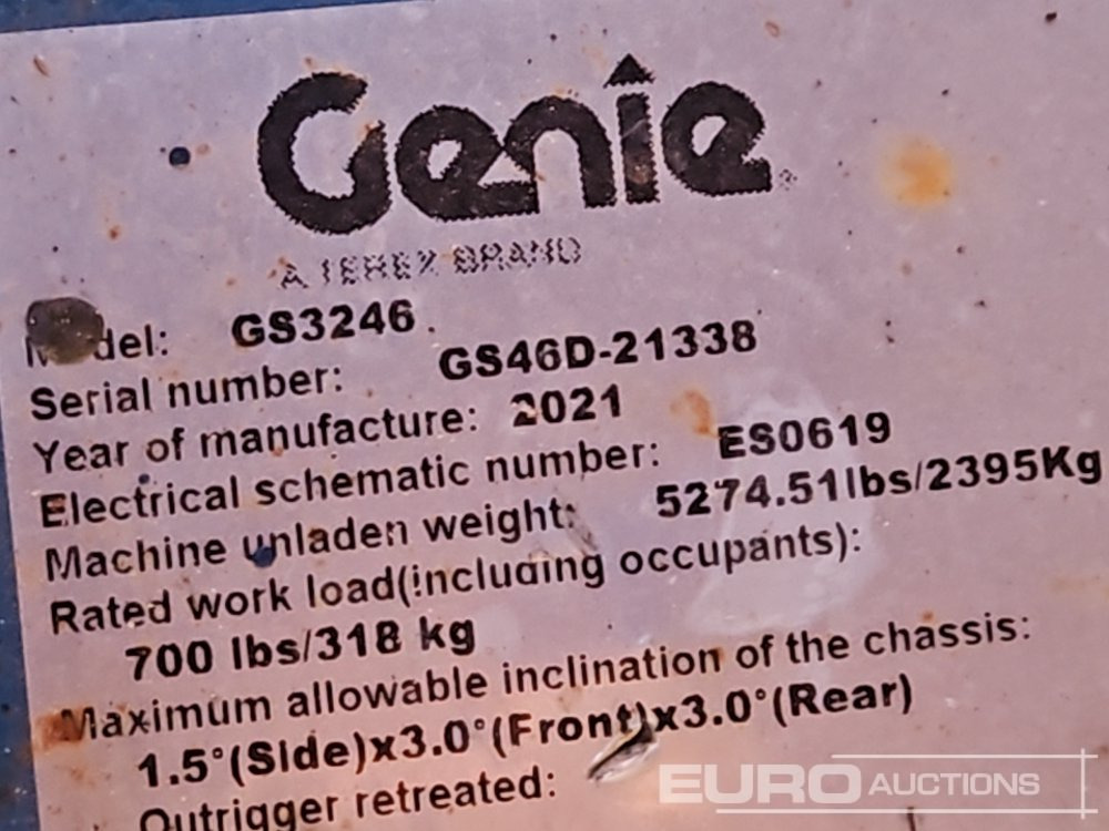 Lift 2021 Genie GS3246: billede 27 Lift 2021 Genie GS3246: billede 27