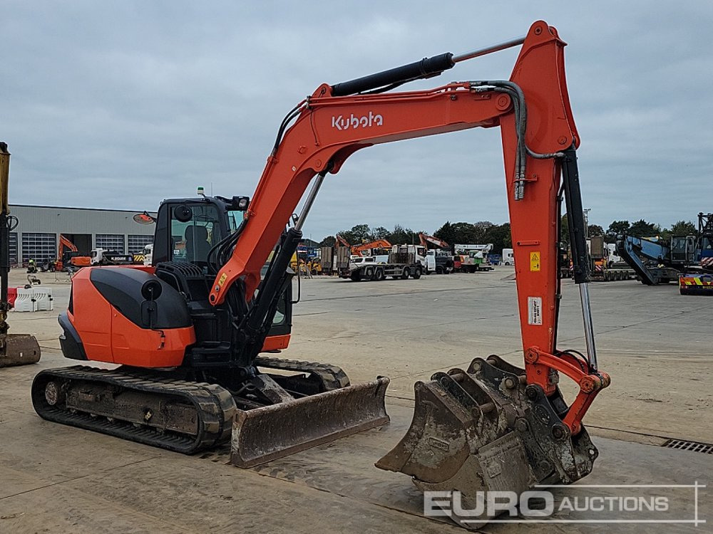 Minigravemaskine 2021 Kubota KX080-4A2: billede 7