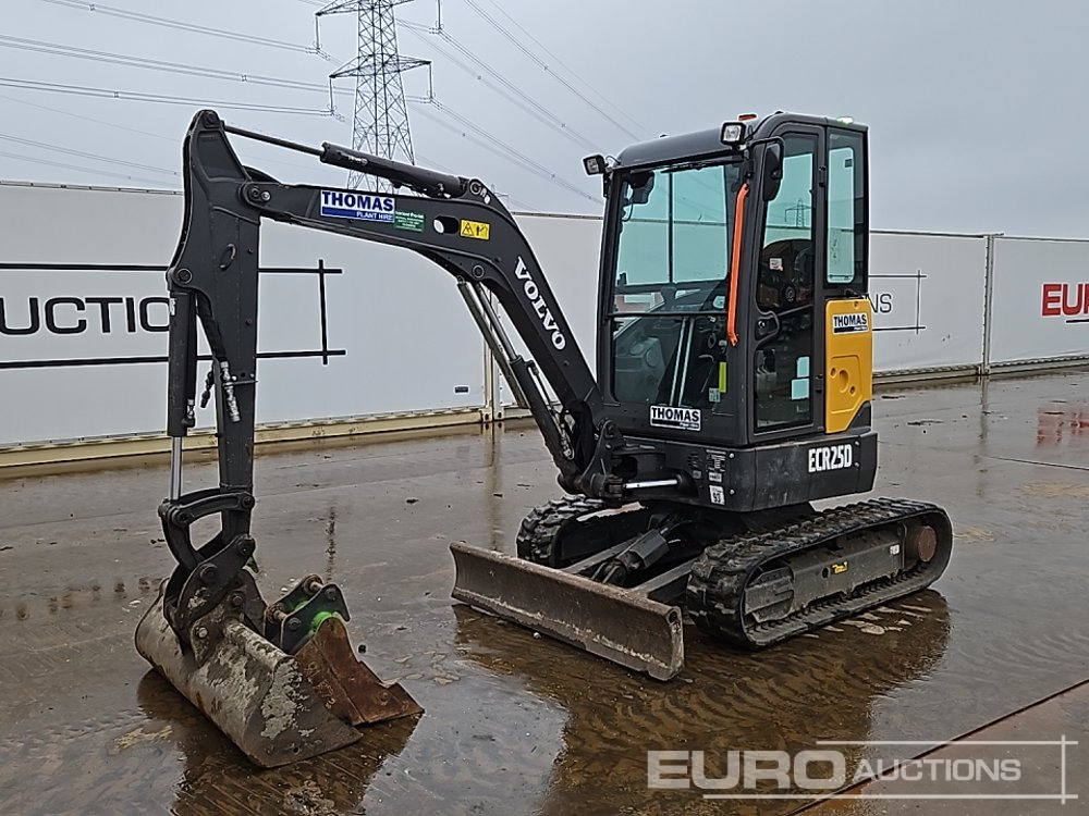 2021 Volvo ECR25D - Minigravemaskine: billede 1 2021 Volvo ECR25D - Minigravemaskine: billede 1