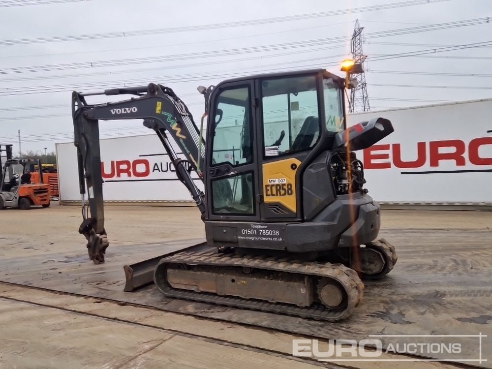 2021 Volvo ECR58F - Minigravemaskine: billede 3 2021 Volvo ECR58F - Minigravemaskine: billede 3