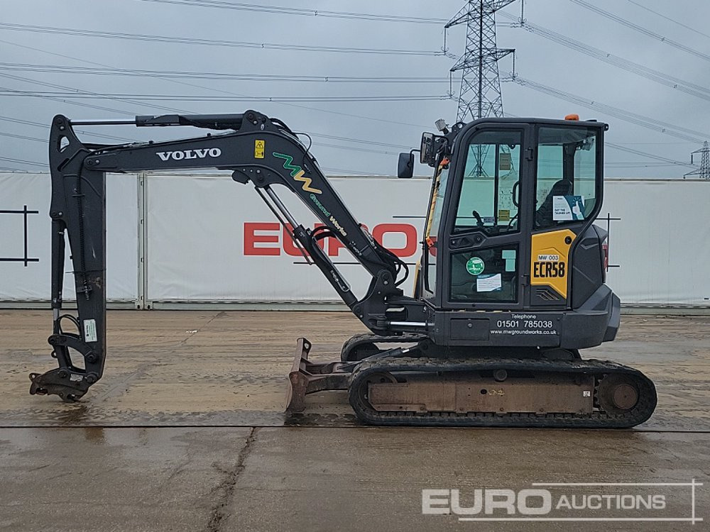 2021 Volvo ECR58F - Minigravemaskine: billede 2 2021 Volvo ECR58F - Minigravemaskine: billede 2