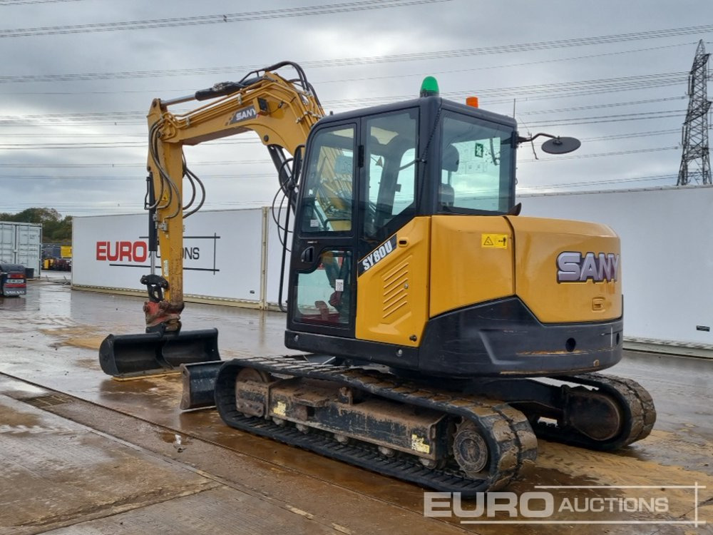 2022 Sany SY80U - Minigravemaskine: billede 3 2022 Sany SY80U - Minigravemaskine: billede 3