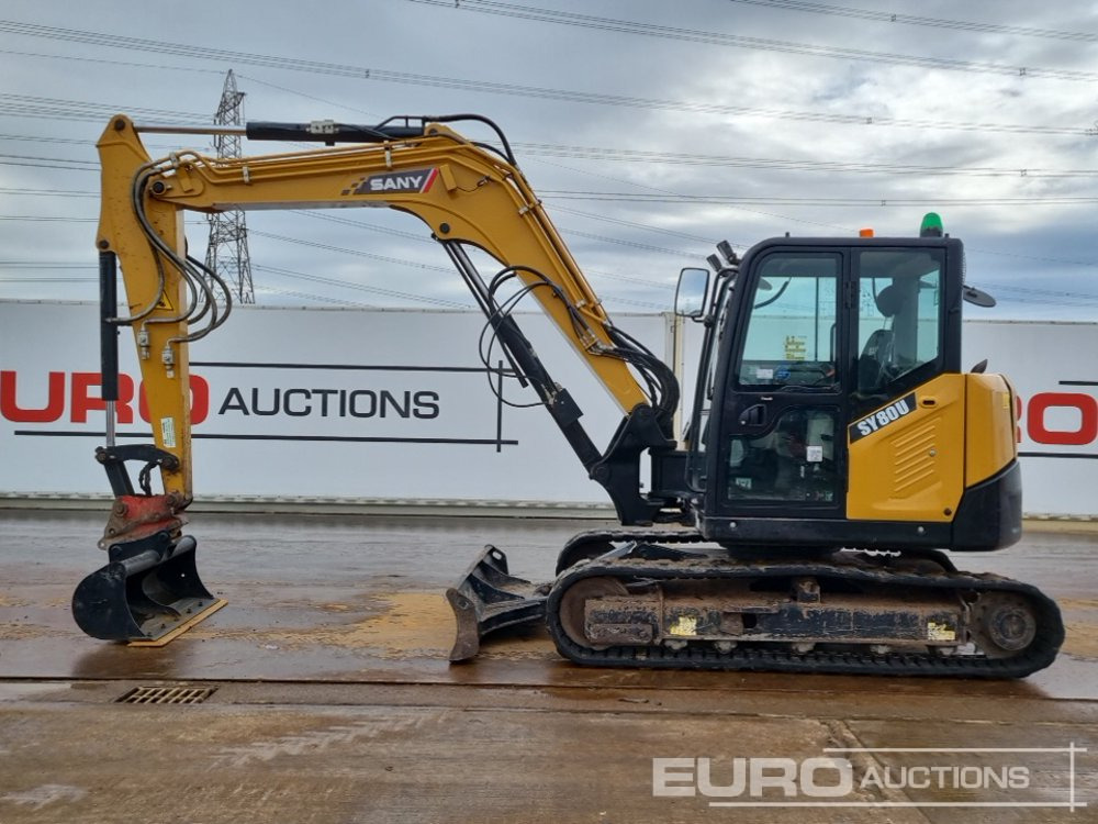 2022 Sany SY80U - Minigravemaskine: billede 2 2022 Sany SY80U - Minigravemaskine: billede 2