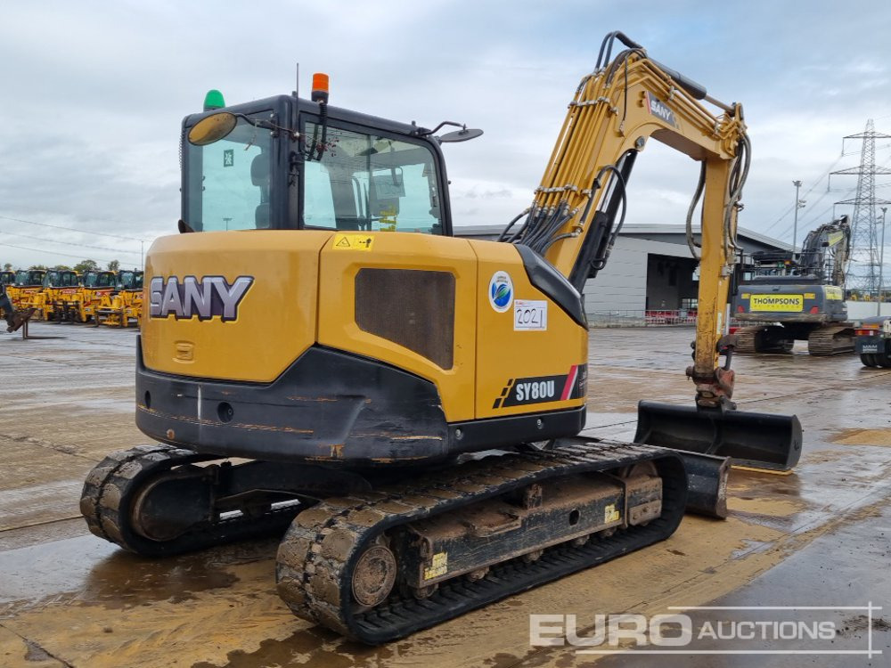 2022 Sany SY80U - Minigravemaskine: billede 5 2022 Sany SY80U - Minigravemaskine: billede 5
