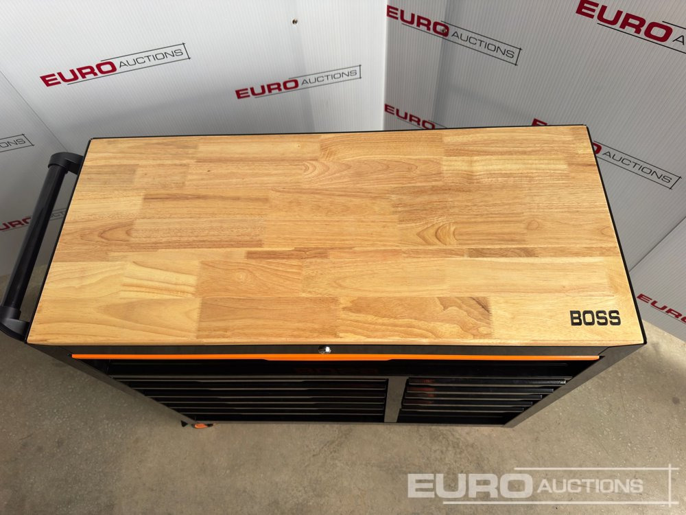 Værkstedsudstyr 2025 Boss Wheeled Tool Trolley, 523pcs Tool Kit, Worktop (Black): billede 26