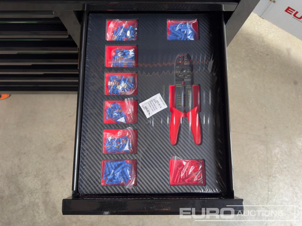 Værkstedsudstyr 2025 Boss Wheeled Tool Trolley, 523pcs Tool Kit, Worktop (Black): billede 16