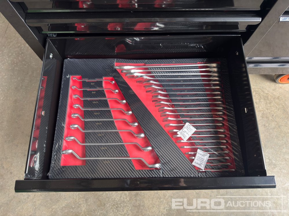 Værkstedsudstyr 2025 Boss Wheeled Tool Trolley, 523pcs Tool Kit, Worktop (Black): billede 24