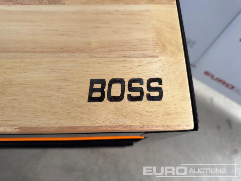 Værkstedsudstyr 2025 Boss Wheeled Tool Trolley, 523pcs Tool Kit, Worktop (Black): billede 27