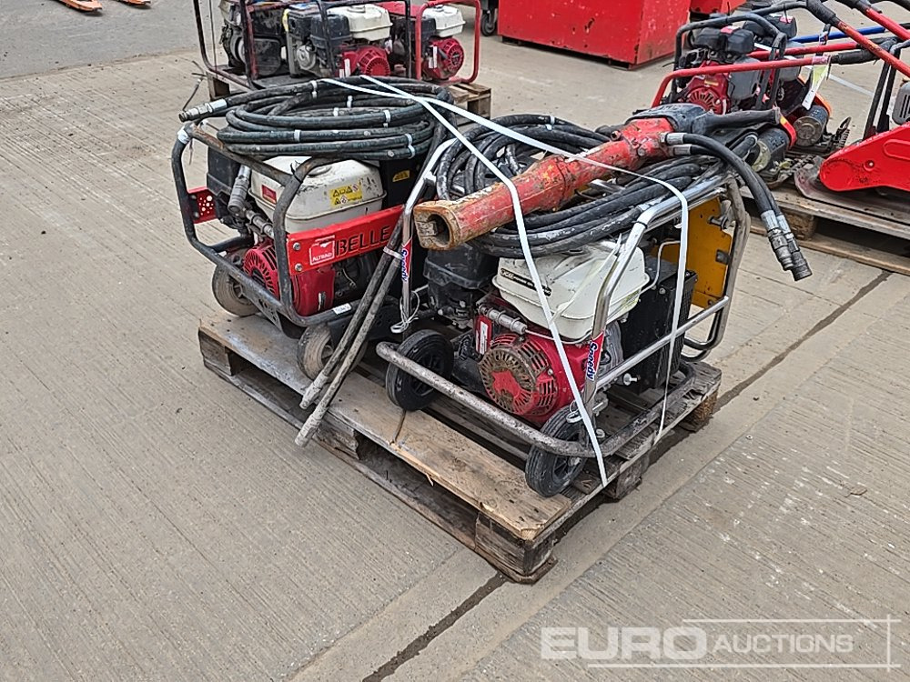 Belle Hydraulic Power Pack, Honda Engine (2 of), JCB Hydraulic Hand Held Breaker - Asfaltudlægningmaskine: billede 5 Belle Hydraulic Power Pack, Honda Engine (2 of), JCB Hydraulic Hand Held Breaker - Asfaltudlægningmaskine: billede 5