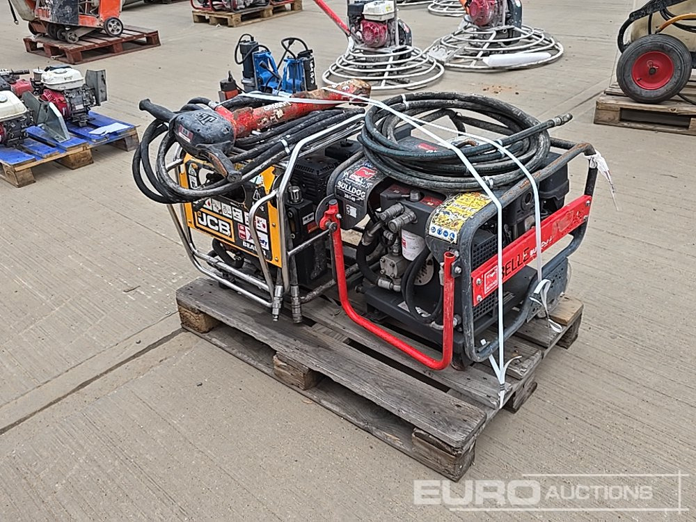 Belle Hydraulic Power Pack, Honda Engine (2 of), JCB Hydraulic Hand Held Breaker - Asfaltudlægningmaskine: billede 1 Belle Hydraulic Power Pack, Honda Engine (2 of), JCB Hydraulic Hand Held Breaker - Asfaltudlægningmaskine: billede 1