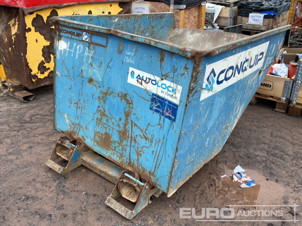 Conquip Tipping Skip to suit Forklift - Tipcontainer: billede 4 Conquip Tipping Skip to suit Forklift - Tipcontainer: billede 4