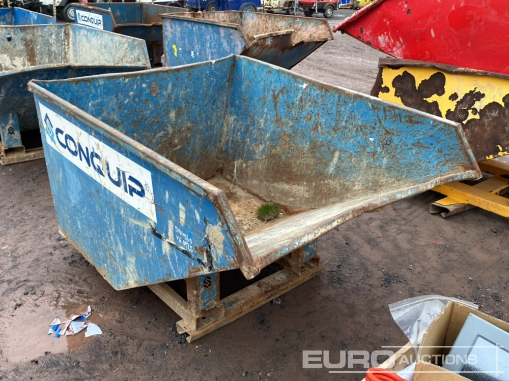 Conquip Tipping Skip to suit Forklift - Tipcontainer: billede 1 Conquip Tipping Skip to suit Forklift - Tipcontainer: billede 1