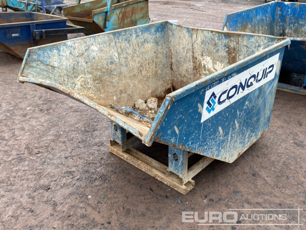 Conquip Tipping Skip to suit Forklift - Tipcontainer: billede 2 Conquip Tipping Skip to suit Forklift - Tipcontainer: billede 2