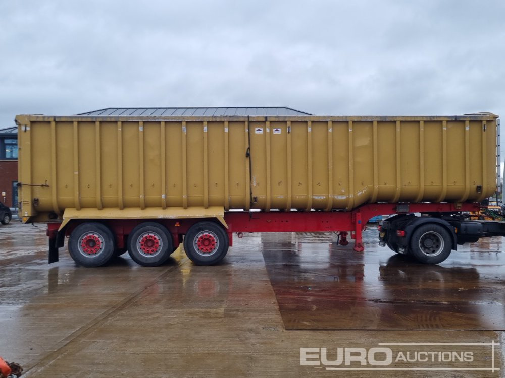 Tipvogn sættevogn Fruehauf Tri Axle Bulk Tipping Trailer, Easy Sheet: billede 6