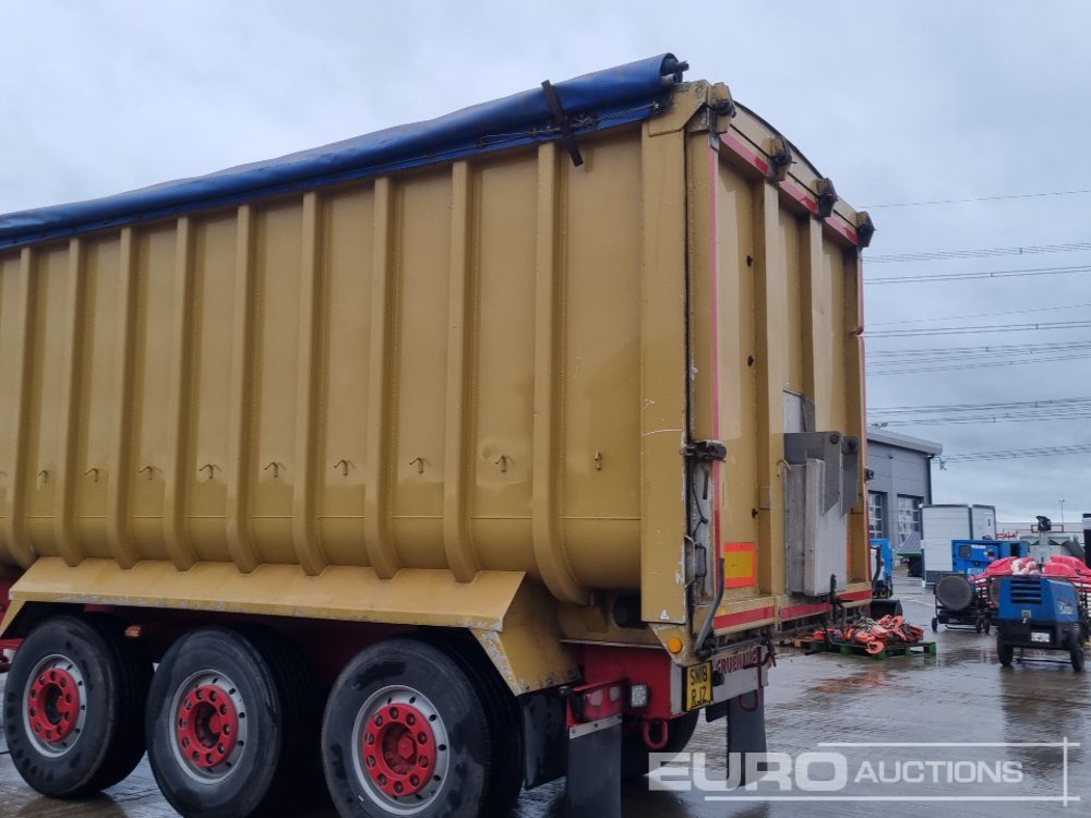 Tipvogn sættevogn Fruehauf Tri Axle Bulk Tipping Trailer, Easy Sheet: billede 26